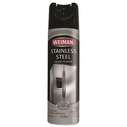 Weiman Stainless Steel Cleaner And Polish, 17 Oz Aerosol, Carton Of 6 Weiman Stainless Steel Cleaner And Polish, 17 Oz Aerosol, Carton Of 6
