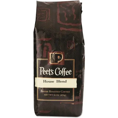 Peet'S Coffee & Tea Bulk Coffee, House Blend, Ground, 1 Lb Bag