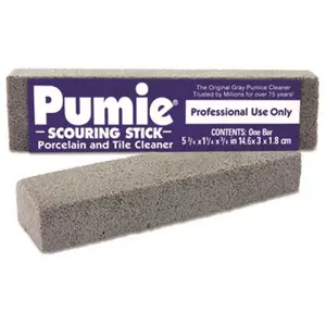 PUMIE UPM12 Pumie Scouring Stick, , Gray Pumice, 5 3/4 X 3/4 X 11/4, Box Of 12