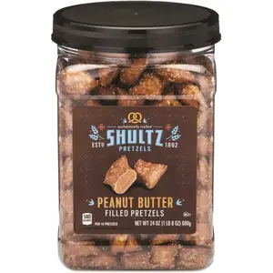 Schultz OFX3598 Shultz Pretzels, Peanut Butter, Tub, 1.5 Oz
