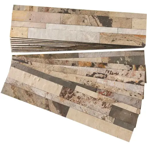 Aspect Stone Medley Slate Backsplash Kit Aspect Stone Medley Slate Backsplash Kit