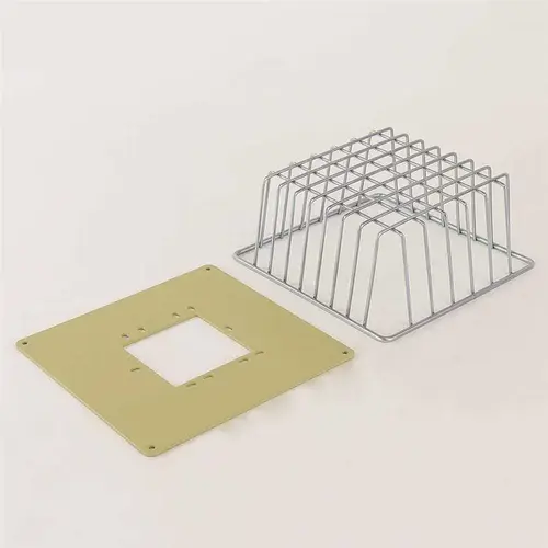 Wire Guard With Steel Base Plate, Inside Dimensions