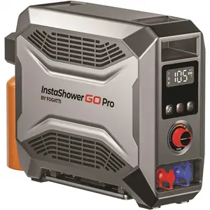 Fogatti FP22AG 22k BTU Outdoor Camping Portable Propane Gas Tankless Water Heater/pump