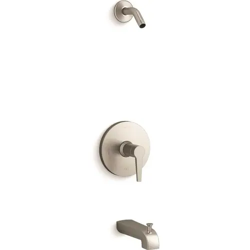 Pitch Rite-Temp Bath And Shower Trim Kit-Without Showerhead Nickel Pitch Rite-Temp Bath And Shower Trim Kit-Without Showerhead Nickel