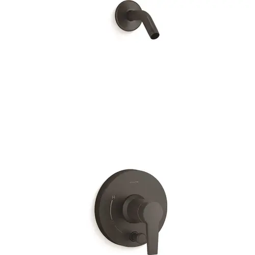 Pitch Rite-Temp Shower Trim Kit-Push-button Diverter Less Showerhead Pitch Rite-Temp Shower Trim Kit-Push-button Diverter Less Showerhead