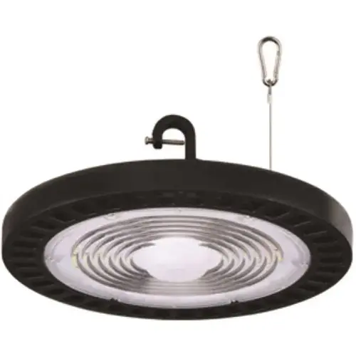 Proled Essential Round Highbay, Dimmable, 100w, 5000k, 120-277v, Black
