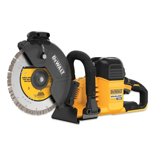 MAX* Brushless Cordless Cut-Off Saw, 60 V, 9 in dia, Wet/Dry, Tool Only