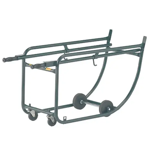 Drum Racks, 4-Wheel, 700 lb, 23 in h x 16 in w Harper Green