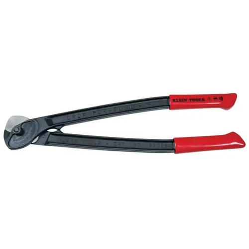 Wire Rope Cutters, 18 in, Shear Cut, 9 /32 in Cut Cap. Wire Rope Cutters, 18 in, Shear Cut, 9 /32 in Cut Cap.