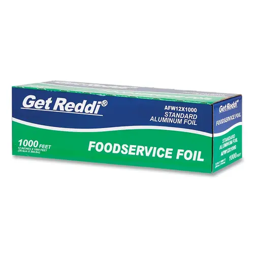 Standard Foodservice Aluminum Foil, 12 in W x 1000 ft L