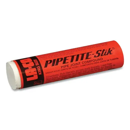 Pipetite-Stik  Pipe Thread Compound, 4 oz, Stick, Off-White - pack of 12