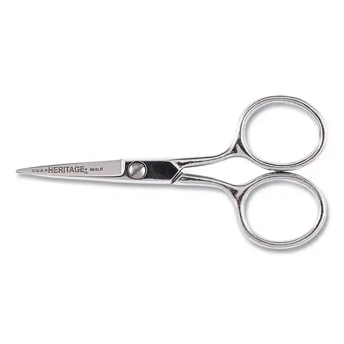 Klein Tools Carbon Steel Embroidery Scissor 4" With Large Ring - pack of 6 Klein Tools Carbon Steel Embroidery Scissor 4" With Large Ring - pack of 6