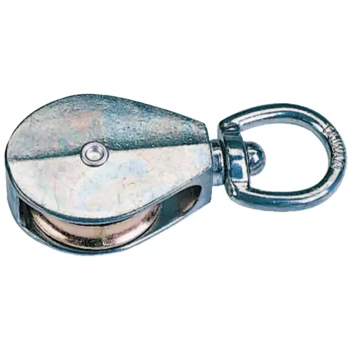 Swivel Eye Rope Pulleys, 1-1/4 in, Die Cast Zinc - pack of 10 Swivel Eye Rope Pulleys, 1-1/4 in, Die Cast Zinc - pack of 10