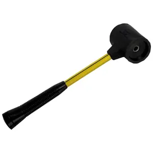 Nupla 09-550 SPS  Composite Soft Face Hammer, 1 lb Head, 1-1/2 in dia, 12-1/2 in Handle L, Yellow