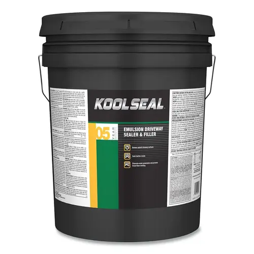 Emulsion Driveway Sealers & Filler, 55 gal, Drum, Black, 3 Year