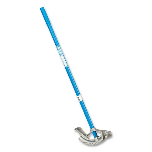 Aluminum Bender, 3/4 in EMT, 1/2 in Rigid, 1/2 in IMC, w/Handle Blue Handle; Silver Head Aluminum Bender, 3/4 in EMT, 1/2 in Rigid, 1/2 in IMC, w/Handle Blue Handle; Silver Head
