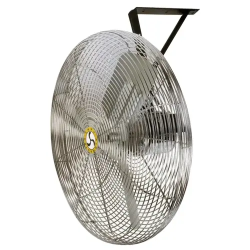 Commercial Non-Oscillating Air Circulator, Wall/Ceiling, 30 in, 1/4 hp, 3-Speed Commercial Non-Oscillating Air Circulator, Wall/Ceiling, 30 in, 1/4 hp, 3-Speed