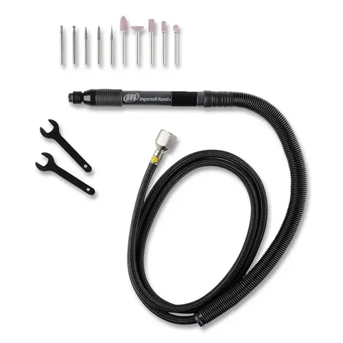 Air Die Grinders; Air Consumption (LPS): 220.00; Air Inlet Size: 1/4" NPT; Air Pressure (psi): 90.00; Collet Size (Inch): 1/8; No-Load RPM: 56000 RPM; Throttle Type: Twist; Speed Control Type: Variable; Handle Type: Straight; Overall Length (Decimal Inch) Air Die Grinders; Air Consumption (LPS): 220.00; Air Inlet Size: 1/4" NPT; Air Pressure (psi): 90.00; Collet Size (Inch): 1/8; No-Load RPM: 56000 RPM; Throttle Type: Twist; Speed Control Type: Variable; Handle Type: Straight; Overall Length (Decimal Inch)