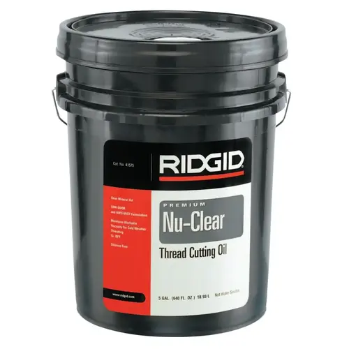 Thread Cutting Oil, Nu-Clear, 5 gal Yellow