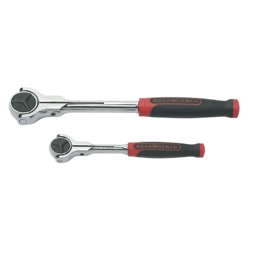 1/4 in; 3/8 in Roto Cushion Grip Ratchet 2 Piece Sets, Chrome 1/4 in; 3/8 in Roto Cushion Grip Ratchet 2 Piece Sets, Chrome