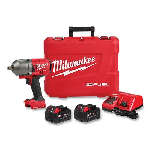 M18 FUEL with ONE-KEY High-Torque Impact Wrench Kit, Friction Ring Kit, 1/2 in Anvil, 5 pc M18 FUEL with ONE-KEY High-Torque Impact Wrench Kit, Friction Ring Kit, 1/2 in Anvil, 5 pc