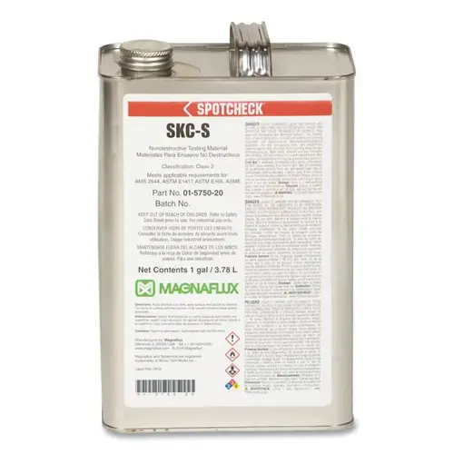 Spotcheck SKC-S, Cleaner and Remover, 1 gal, Can Clear; Colorless - pack of 4 Spotcheck SKC-S, Cleaner and Remover, 1 gal, Can Clear; Colorless - pack of 4