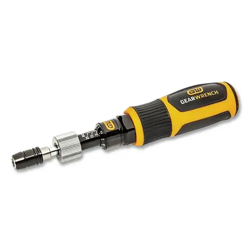 Torque Screwdriver, 1/4 in Drive, 5 to 25 in lb Torque Screwdriver, 1/4 in Drive, 5 to 25 in lb