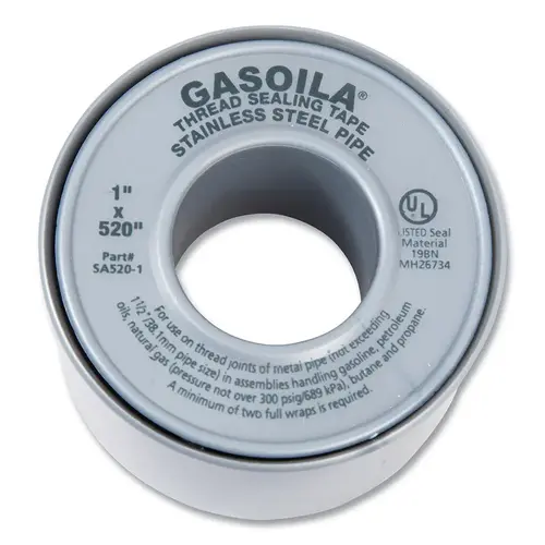 Stainless Steel Thread Tape, 1 in x 520 in, Roll - pack of 40