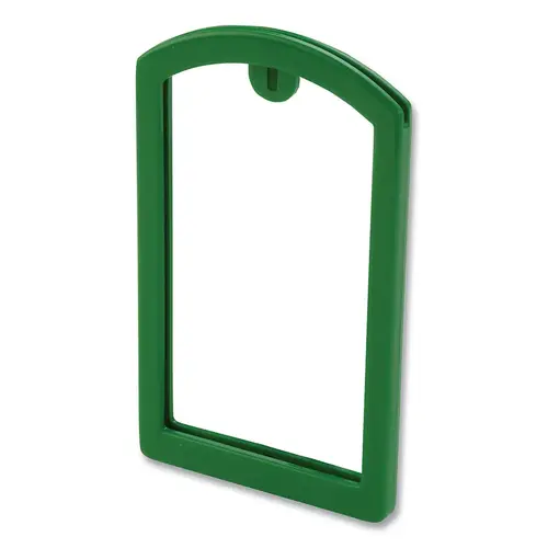 Label Pocket Frame, 3.5 in L, 2 in W, Mid Green Label Pocket Frame, 3.5 in L, 2 in W, Mid Green