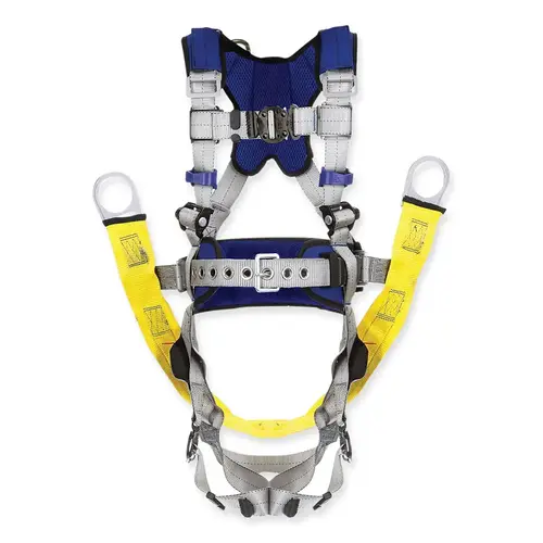 ExoFit X100 Comfort Oil and Gas Climbing/Suspension Safety Harness, Bk/Fr/Hip D-Rings, Energy Abs Ext, Lg, QC/Tongue Gray ExoFit X100 Comfort Oil and Gas Climbing/Suspension Safety Harness, Bk/Fr/Hip D-Rings, Energy Abs Ext, Lg, QC/Tongue Gray