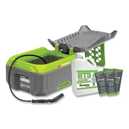 BenchtopPRO  Bioremediating Parts Washer Kit, 28-3/8 in W, Plastic