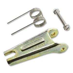 Campbell's 7507095PL Latch Kit, 5/8 in, 3.41 in L x 1.515 in W, Steel, Zinc-Plated Steel, Gold