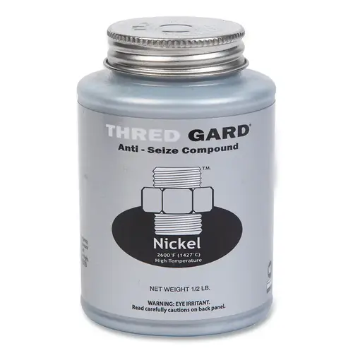 Nickel-Based Anti-Seize and Lubricating Compound, 1/2 lb, Brush Top Container Gray Metallic - pack of 12