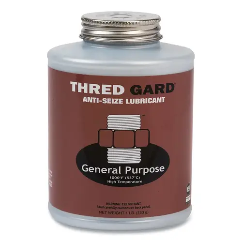 General Purpose Anti-Seize and Lubricating Compound, 1 lb, Brush Top Container Red - pack of 12