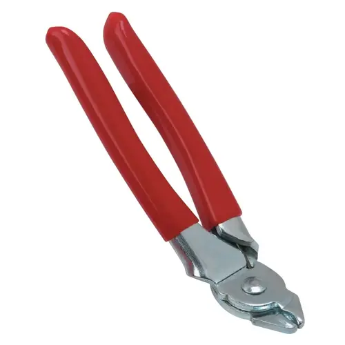 Hog Ring Pliers, 6 1/2 in, w/45 Degree Tip, Alloy Steel Hog Ring Pliers, 6 1/2 in, w/45 Degree Tip, Alloy Steel
