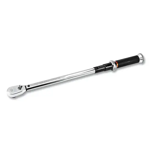 Drive 120XP Certified Micrometer Torque Wrench, 1/2 in, 20-150 ft/lbs Torque Drive 120XP Certified Micrometer Torque Wrench, 1/2 in, 20-150 ft/lbs Torque