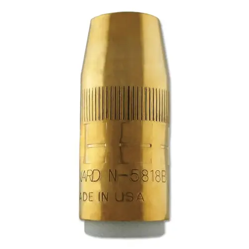 Centerfire Nozzles, 1/8 in Tip Recess, 5/8 in Bore, For Q-Gun, Brass, Large Centerfire Nozzles, 1/8 in Tip Recess, 5/8 in Bore, For Q-Gun, Brass, Large