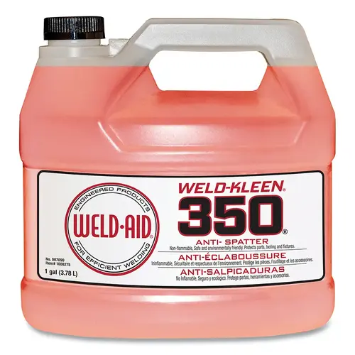Weld-Kleen 350  Anti-Spatter, 1 gal Bottle, Red