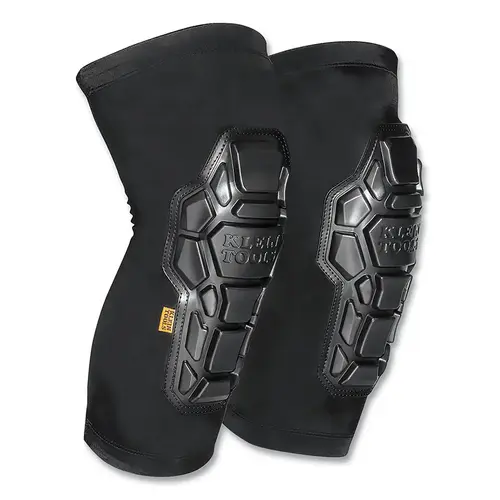Heavy Duty Knee Pad Sleeves, Elastic Cuff with Slip-Resistant Silicone, Black Pair Heavy Duty Knee Pad Sleeves, Elastic Cuff with Slip-Resistant Silicone, Black Pair