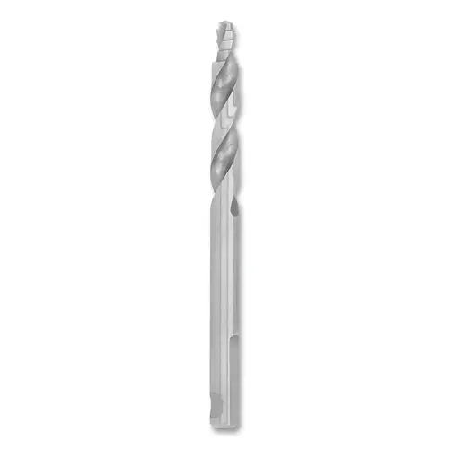 Hole Saw Pilot Drill Bit, 1/4 in dia, 3-7/16 in L Hole Saw Pilot Drill Bit, 1/4 in dia, 3-7/16 in L