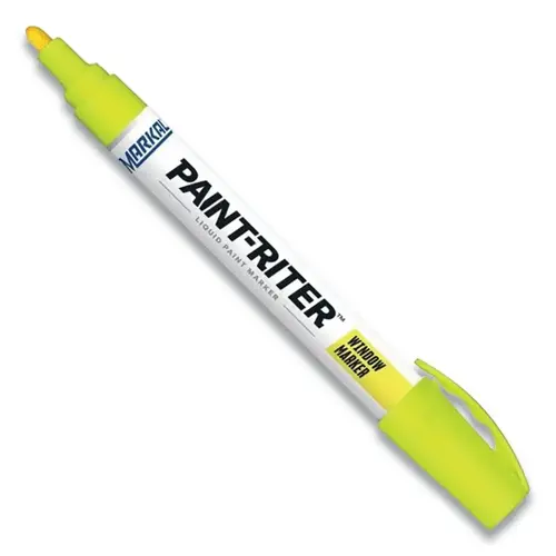 Paint-Riter Window Marker, Yellow, 3 mm, Medium Tip - pack of 12 Paint-Riter Window Marker, Yellow, 3 mm, Medium Tip - pack of 12