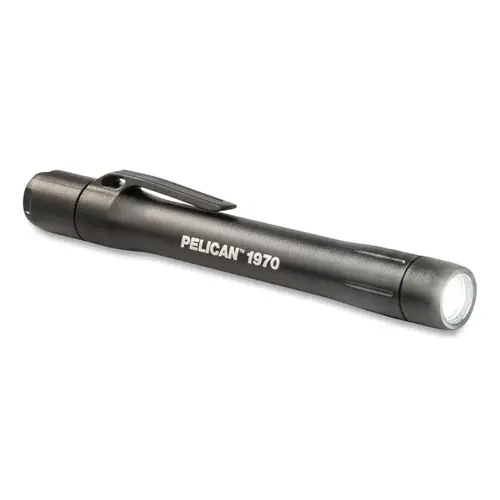 1970 LED Flashlight, 2-AAA Batteries, 139 lm, Black 1970 LED Flashlight, 2-AAA Batteries, 139 lm, Black