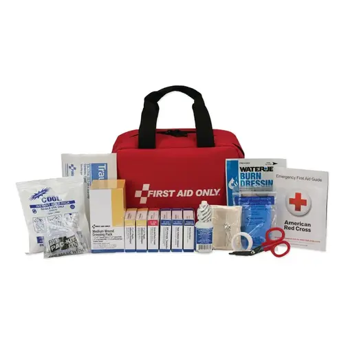 Bulk Fabric First Aid Kit, 25 Person, Fabric Case, Carry Handle Bulk Fabric First Aid Kit, 25 Person, Fabric Case, Carry Handle