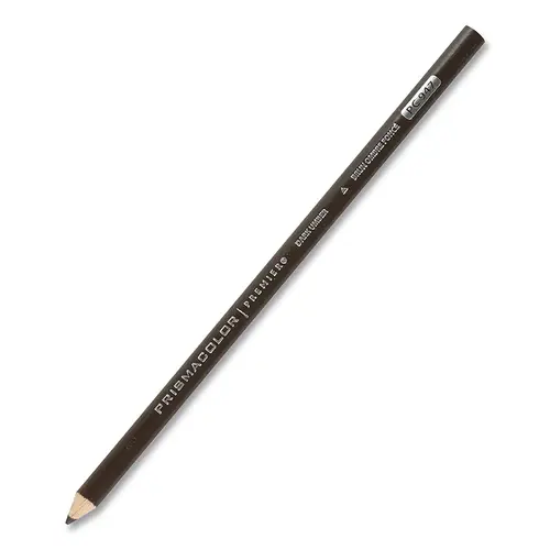 Premier  Soft Core Colored Pencil, Dark Umber - pack of 12