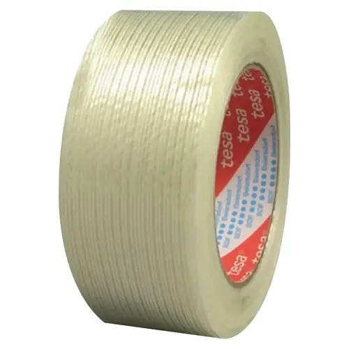 Performance Grade Filament Strapping Tape, 1 in x 60 yd, 155 lb/in Strength Clear Performance Grade Filament Strapping Tape, 1 in x 60 yd, 155 lb/in Strength Clear