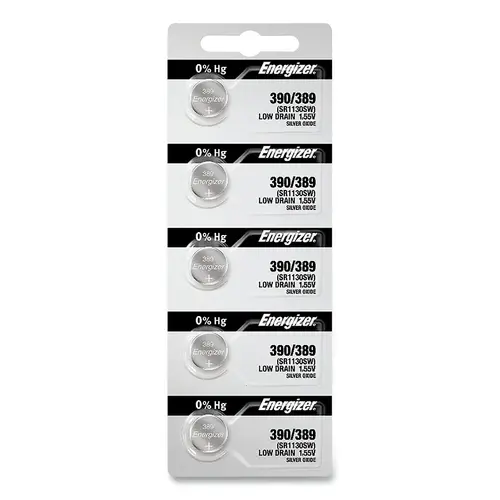 Size 390/389, Silver Oxide, Button & Coin Cell Battery Size 390/389, Silver Oxide, Button & Coin Cell Battery