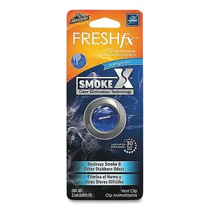 ARMOR ALL 18951 Car Air Fresheners, Smoke X  Vent Clip, Midnight Air Scent Gray - pack of 24