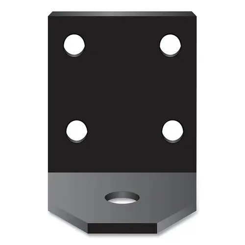 Warning Whip Assorted Mount, L Bracket, 1/4 in Holes, 1/2 in Hole, Mounting Hardware Not Incl, for All-Purpose /Super Whips Warning Whip Assorted Mount, L Bracket, 1/4 in Holes, 1/2 in Hole, Mounting Hardware Not Incl, for All-Purpose /Super Whips