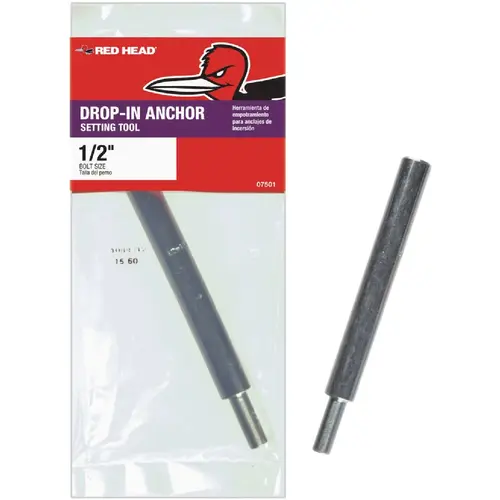 1/2 In. Hollow-Core Drop-In Anchor Setting 1/2 In. Hollow-Core Drop-In Anchor Setting