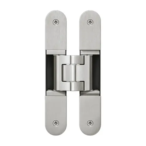 Concealed Hinge, TECTUS TE 340 3D 3D adjustable, size 160 mm, Satin nickel look (F2) Nickel colored, satin-finish, powder coated